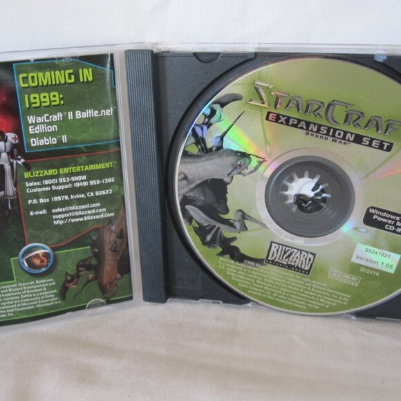 PC CD-ROM Video Game: 1999 Starcraft Expansion Set - Brood War - Picture 3 of 4